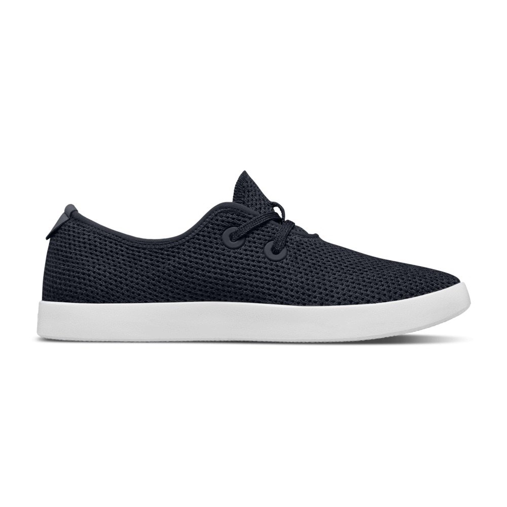 Allbirds Men\'s Boat Shoes Navy - Tree Skippers - 56173QBVY